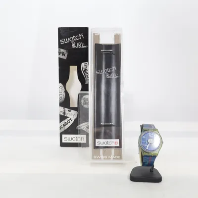 Armbandsur (Blå, Flerfärgad) från Swatch