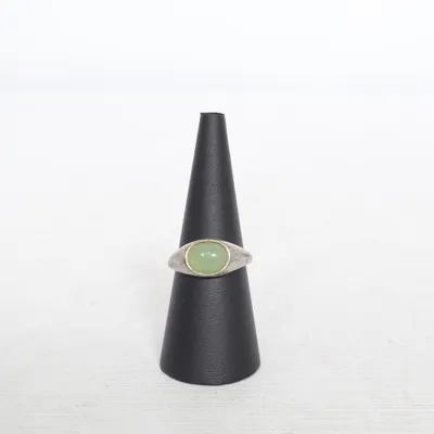 Bague (Vert, Argent) Métal inconnu