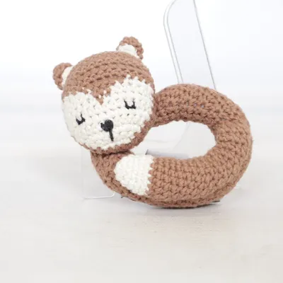 Skallra (Brun, Vit) från Sebra