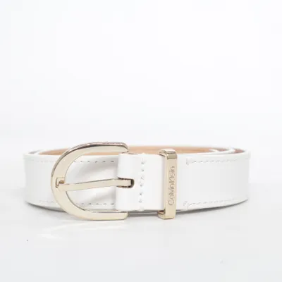 Bälte (Vit) från Calvin Klein Skinn