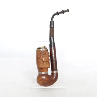 Pipa (Brun, Svart, Silverfärgad)