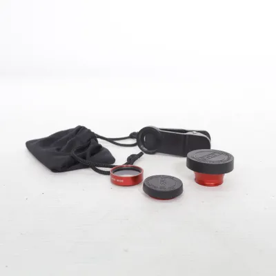 Phone accessory (Black, Red) from Lens