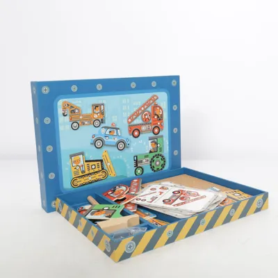 Construction set (Blue, Multicolored) from Djeco