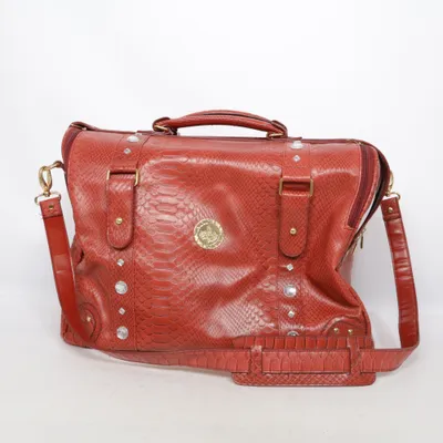 Weekend bag (Red) from Ricarda M Faux leather