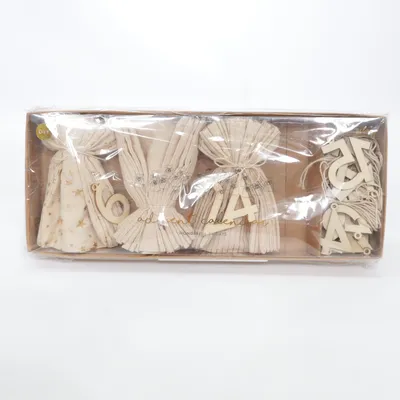 Adventskalender (Beige) från Party Deco