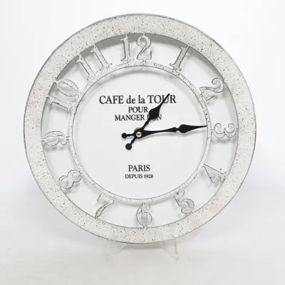 Wall clock (Gray, White) from Tour á Tour
