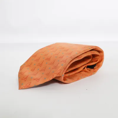 Tie (Orange) from Marja Kurki Silk