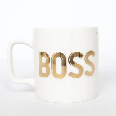 Mugg (Vit, Guldfärgad) från Lagerhaus