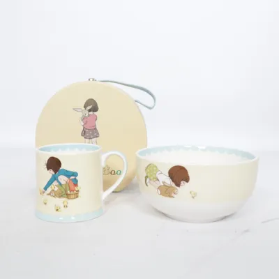 Kinderservies (Wit, Blauw, Meerkleurig) van Queen`s