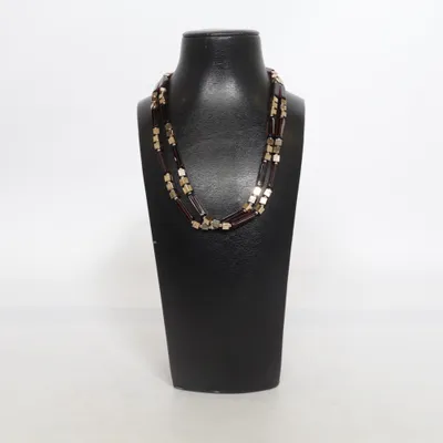 Halsband (Röd, Guldfärgad) från Pipol's Bazaar Okänd metall