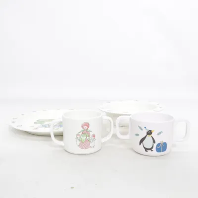 Set de vaisselle pour enfant (Blanc, Multicolore) de Elsa Beskow