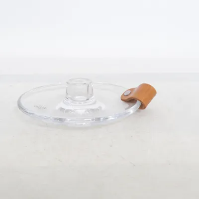 Candle holder (Transparent, Brown) from Holmegaard