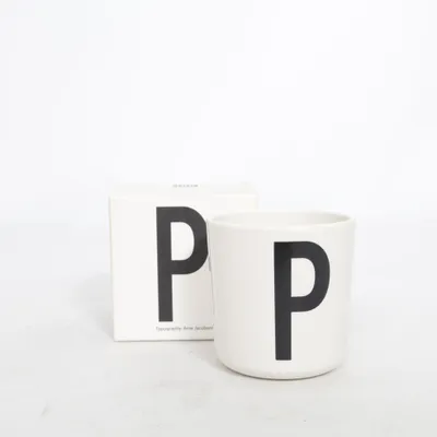 Mok (Wit, Zwart) van Design Letters
