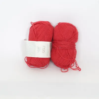 Yarn (Red) from Sandnes Garn
