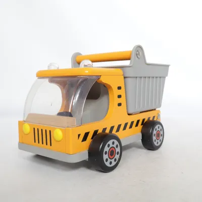 Speelgoed auto (Geel, Grijs, Zwart) van Hape