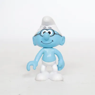 Legetøjsfigur (Brainy Smurf) fra The Smurfs
