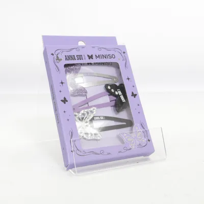 Hairclip (Purple, Black, Silver) from Anna Sui