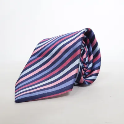 Stropdas (Blauw, Roze, Meerkleurig) van TM Lewin Zijde