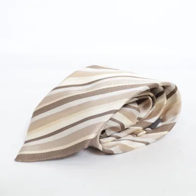 Stropdas (Bruin, Beige, Meerkleurig) van Obvious Zijde