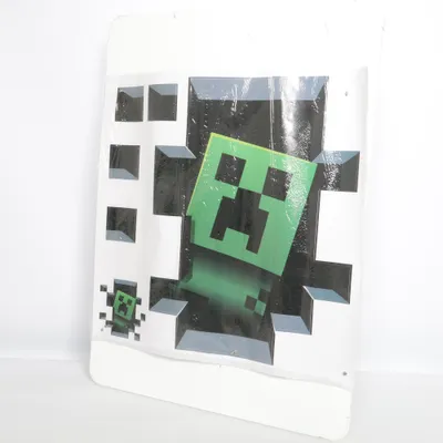 Dekorplast (Grön, Svart, Vit) från Minecraft