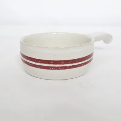 Butter pot (Beige, Red)
