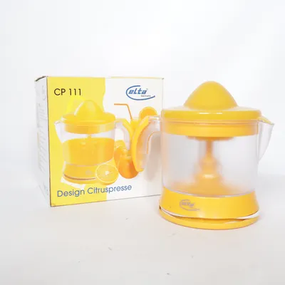 Råsaftcentrifuge (Transparent, Gul) fra Elta