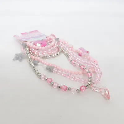 Sieradenset (Roze, Transparant) van Danbar Onbekend materiaal