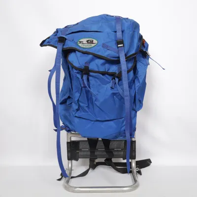 Hiking backpack (Blue, Orange, Silver) from Haglöfs
