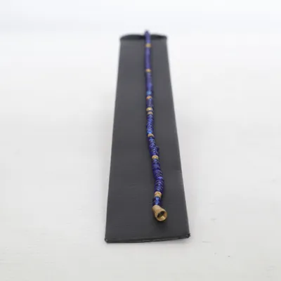 Bracelet de cheville (Bleu, Or) Métal inconnu