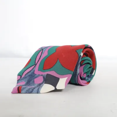 Tie (Red, Green, Multicolored) from Giovanni Rossi Silk