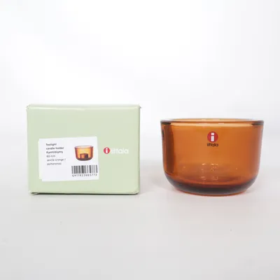 Lyslygte (Transparent, Brun) fra Iittala