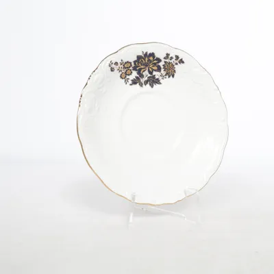 Small plate (White, Blue, Gold) from Bavaria