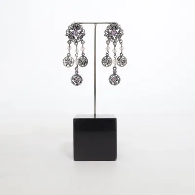 Boucles d'oreilles (Argent) Métal inconnu