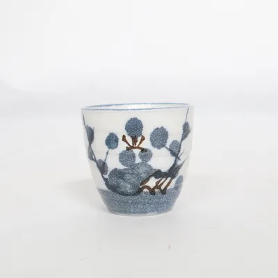 Sakeglas (Vit, Blå)