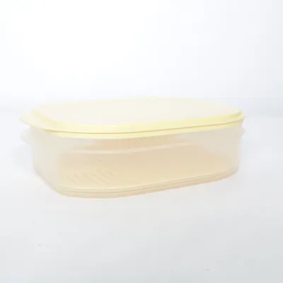 Lunchtrommel (Wit, Geel) van Tupperware
