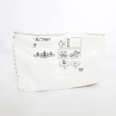 Møbelben (LÄTTHET.
Ben, kan indstilles i højden, hvid) fra IKEA