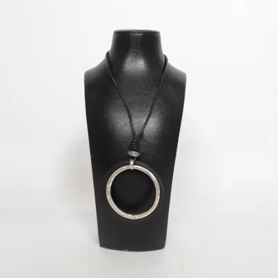 Ketting (Zwart, Zilver) Onbekend materiaal