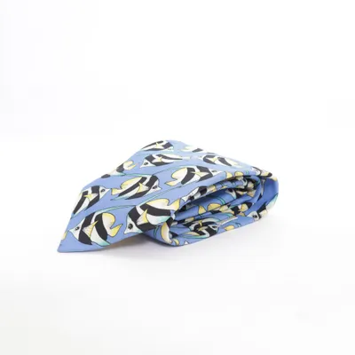Stropdas (Blauw, Meerkleurig) van Jim Thompson Zijde