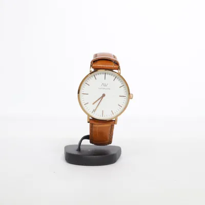 Wristwatch (Brown, White, Gold) from Alex Willton