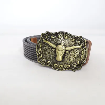 Bälte (Grå, Brun, Guldfärgad)