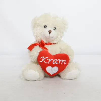 Peluche (Blanc, Rouge) de Nordic Souvenir Polyester