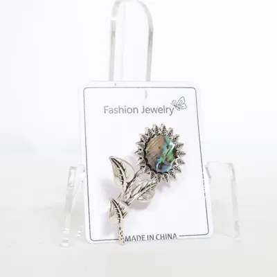 Broche (Sølv, Flerfarvet) fra Fashion Jewelry Ukendt metal