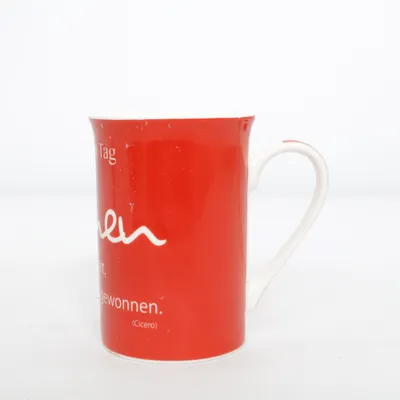 Mug (Red, White) from Kesper