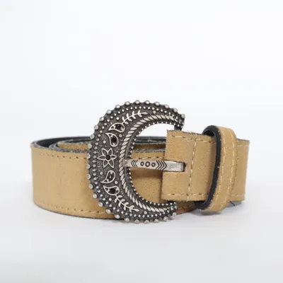 Belt (Beige) from Garcia Leather