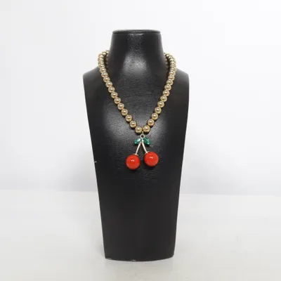 Ketting (Goud, Rood) Onbekend materiaal