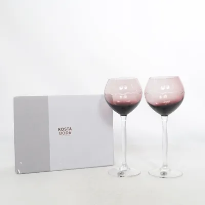 Wine glass (Purple) from Kosta Boda