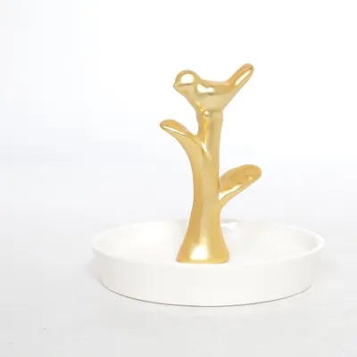 Jewelry stand (Gold, White)