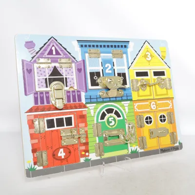 Activity toy (Latches Board) from Melissa & Doug