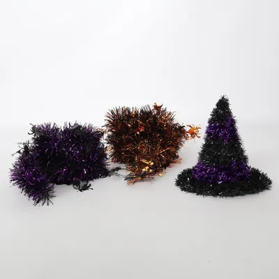 Kostuum accessoires (Zwart, Meerkleurig, Oranje)