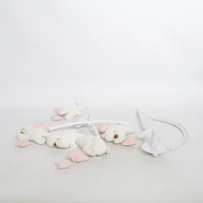 Mobile de lit (Blanc, Rose) de Alice & Fox